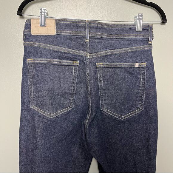 Everlane The Way-High Clean Front Skinny Jean Split Hem Dark Wash Womens Size 29 - Picture 6 of 12